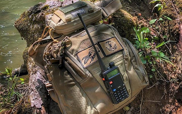 Bag walkie-talkie antenna